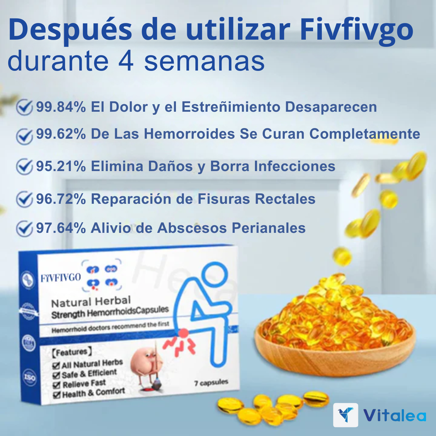 ⚕️Cápsulas💊 para hemorroides a base de hierbas naturales Fivfivgo™⚕️