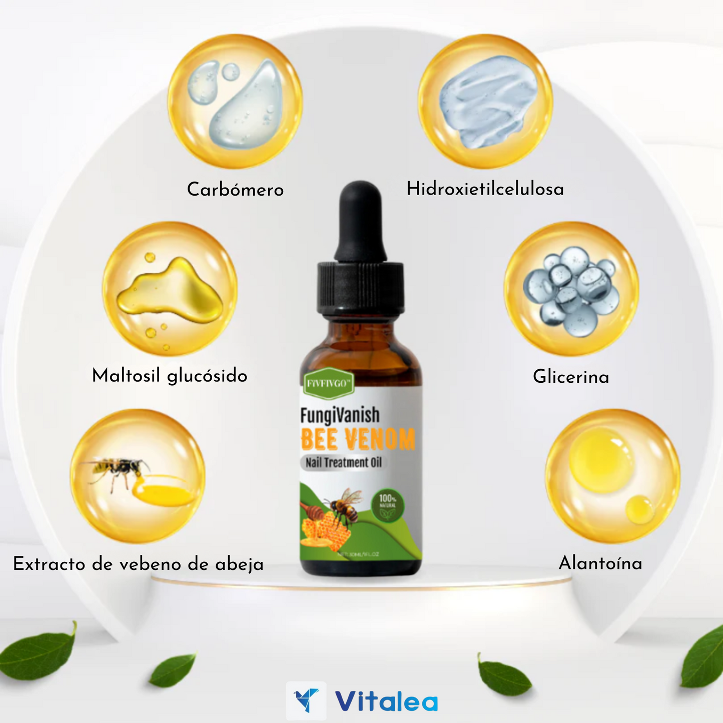 🛡️💅🏻Aceite para tratamiento de uñas con veneno de abeja Fivfivgo™ FungiVanish💅🏻🛡️