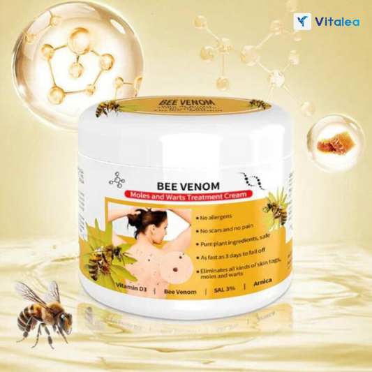 crema para el tratamiento de verrugas con veneno de abeja