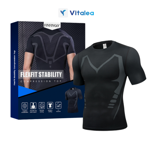 👕FlexFit -💪 Camiseta de comprensión para hombre👕