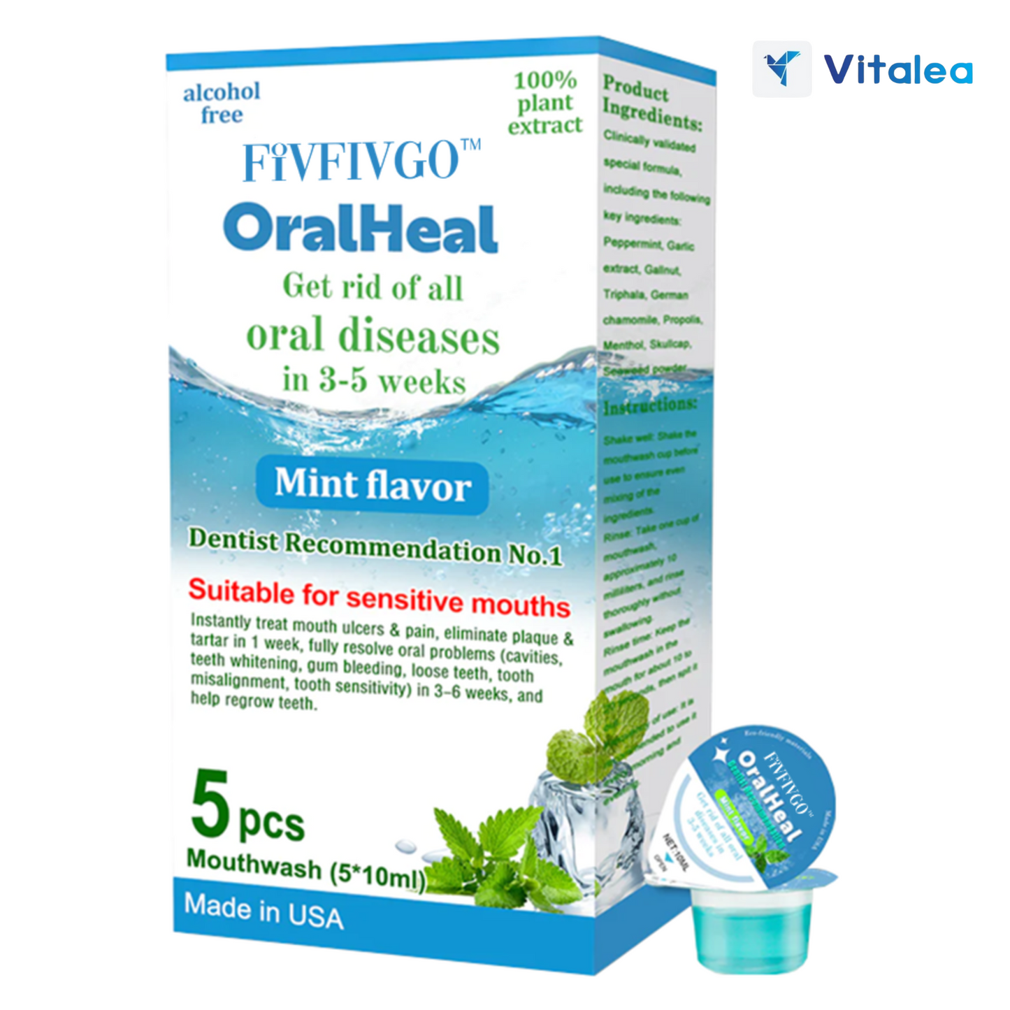 🌬️OralHeal - Enjuage bucal para la eliminación de sarro🌬️