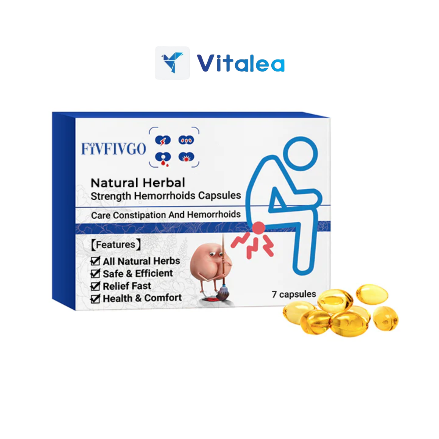 ⚕️Cápsulas💊 para hemorroides a base de hierbas naturales Fivfivgo™⚕️