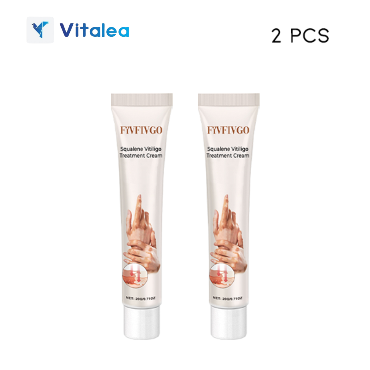 🧴DermaGlow™ Crema para el tratamiento del vitíligo con escualeno🧴