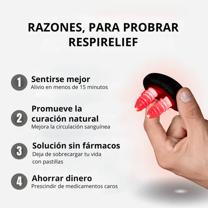 RespiRelief™ - Dispositivo de terapia nasal | Cura tu resfriado en menos de 24 horas