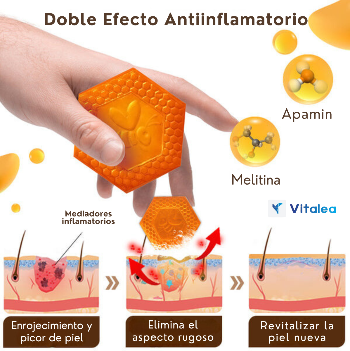 🧼Keratone- Jabón con Extracto de Abeja🐝