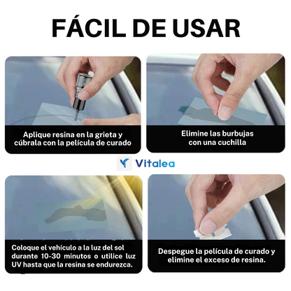 🪟Lyseemin™ GlassFix Guard: fórmula para reparar grietas en parabrisas 2024🪟