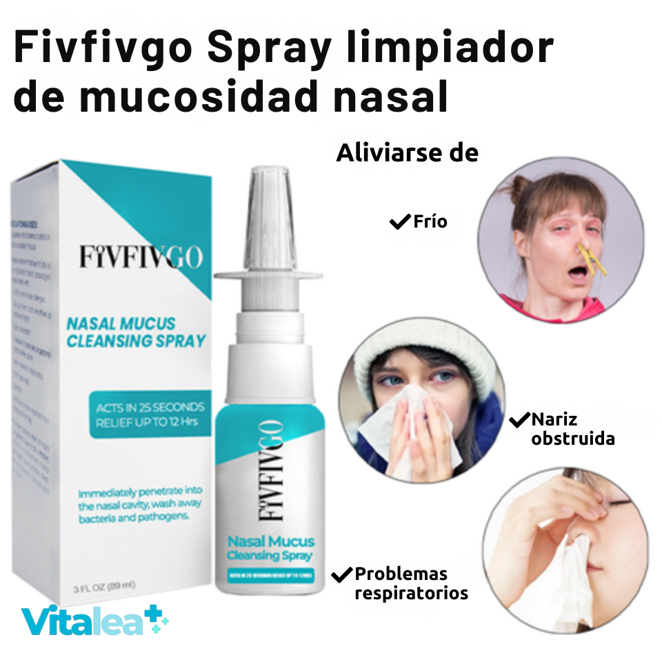 Fivfivgo™ Spray limpiador de mucosidad nasal👃🏻