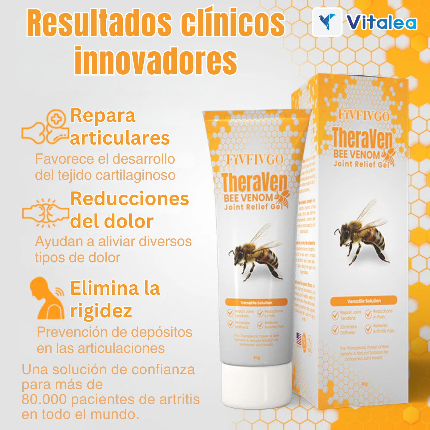 TheraVen™ - Gel con veneno de abeja para articulaciones⋆˚🐝˖°