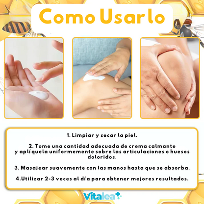 Crema para huesos y articulaciones con veneno de abeja Fivfivgo™ (extracto de abeja de Nueva Zelanda; se especializa en enfermedades ortopédicas y dolor de artritis)🐝