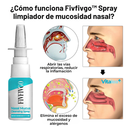 Fivfivgo™ Spray limpiador de mucosidad nasal👃🏻