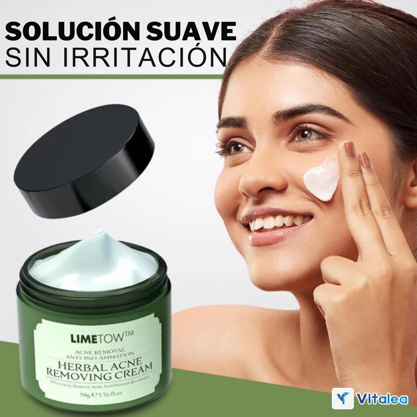 🧴💫LimeTow -  1 + 1 Gratis crema de hierbas para eliminar el acné💫🧴