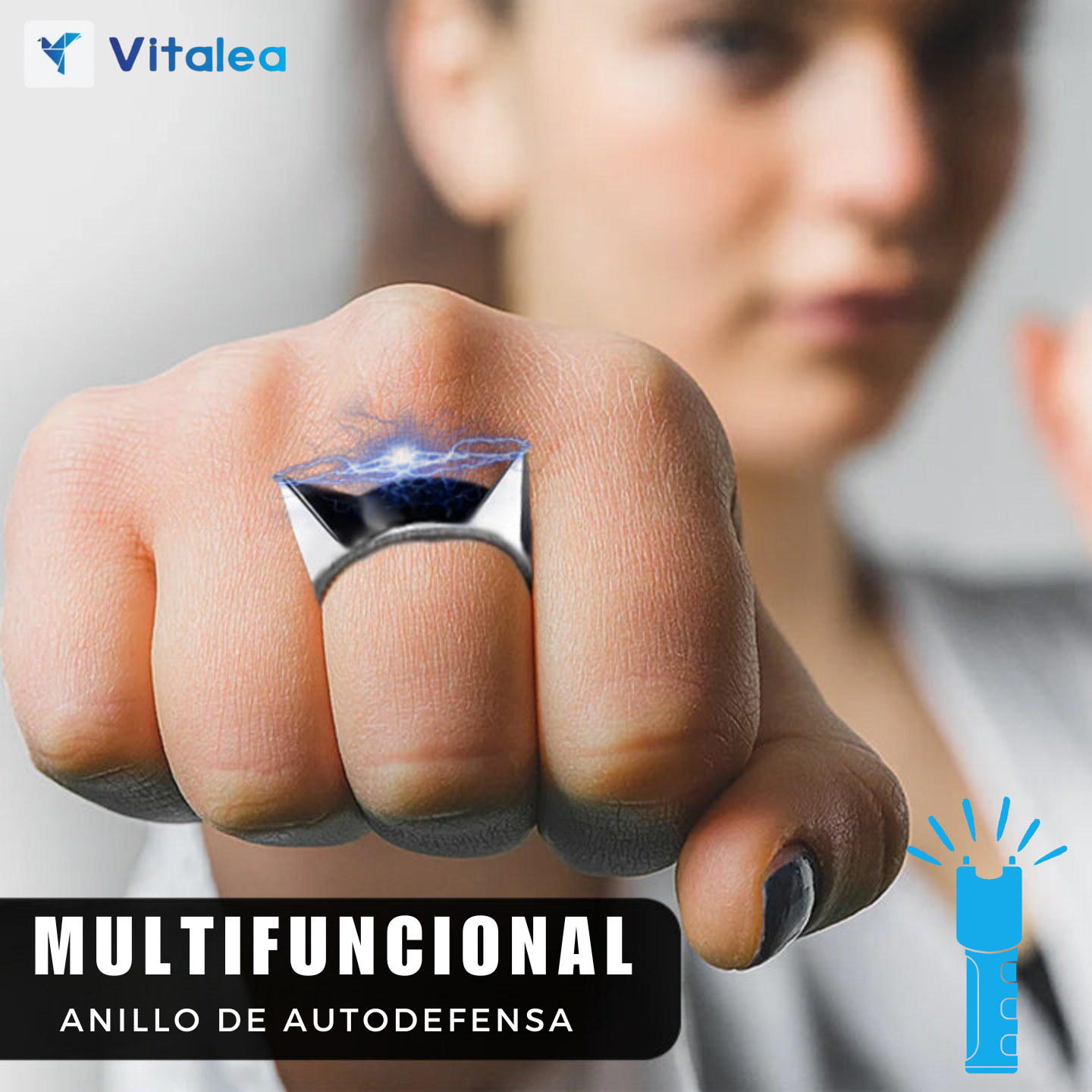 1+1 GRATIS SÓLO HOY| 💍ProX™ - Anillo de Autodefensa 👊 con alta potencia⚡️