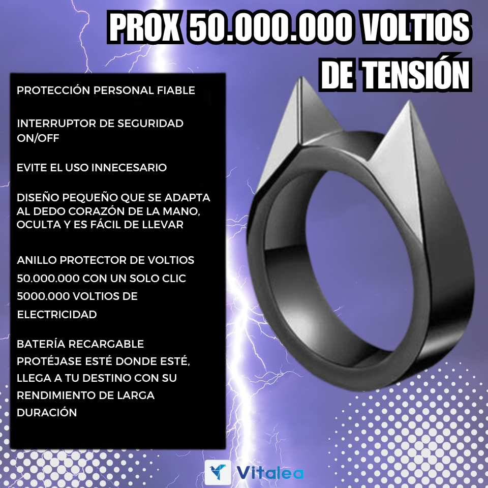 1+1 GRATIS SÓLO HOY| 💍ProX™ - Anillo de Autodefensa 👊 con alta potencia⚡️