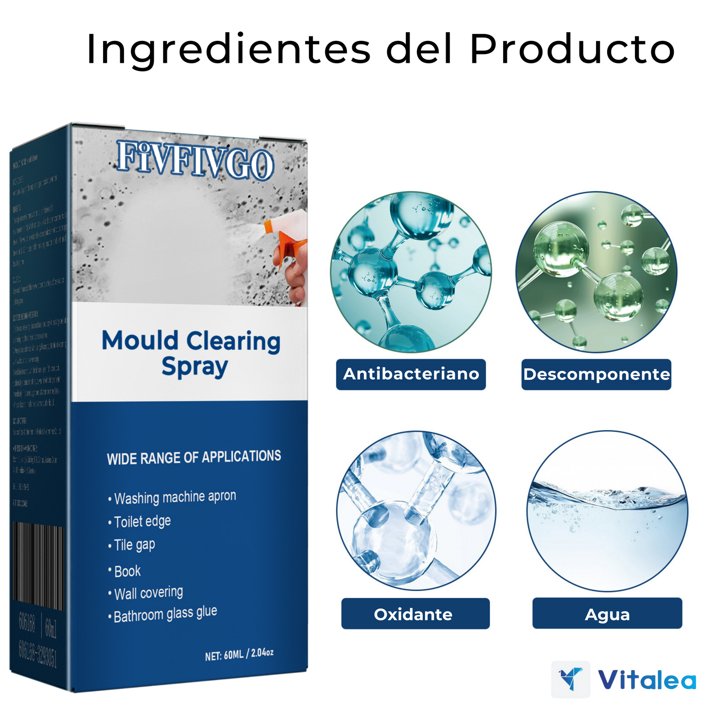 1+1 GRATIS ⛫💨MouldClearing™ - Spray limpiador de moho