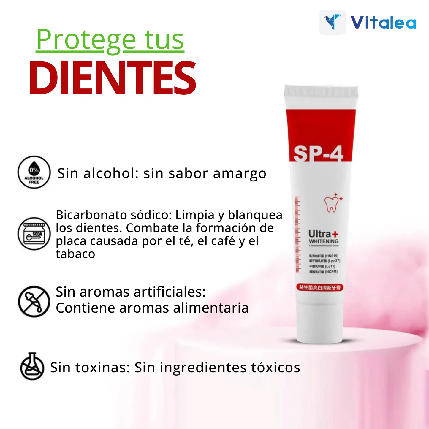 SP4™ -  Limpiador probiótico para dientes