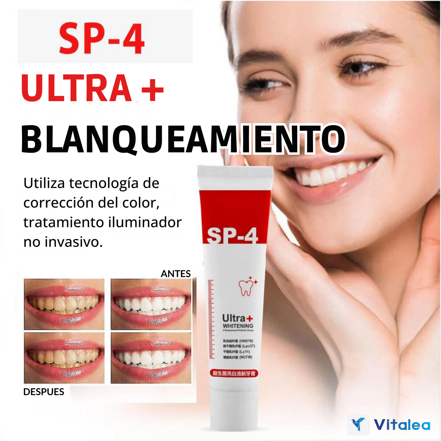 SP4™ -  Limpiador probiótico para dientes