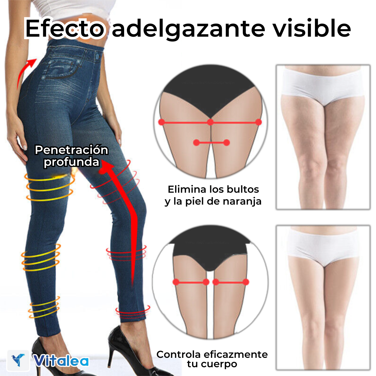 👖TermoJean - Pantalones vaqueros térmicos con forro polar👖