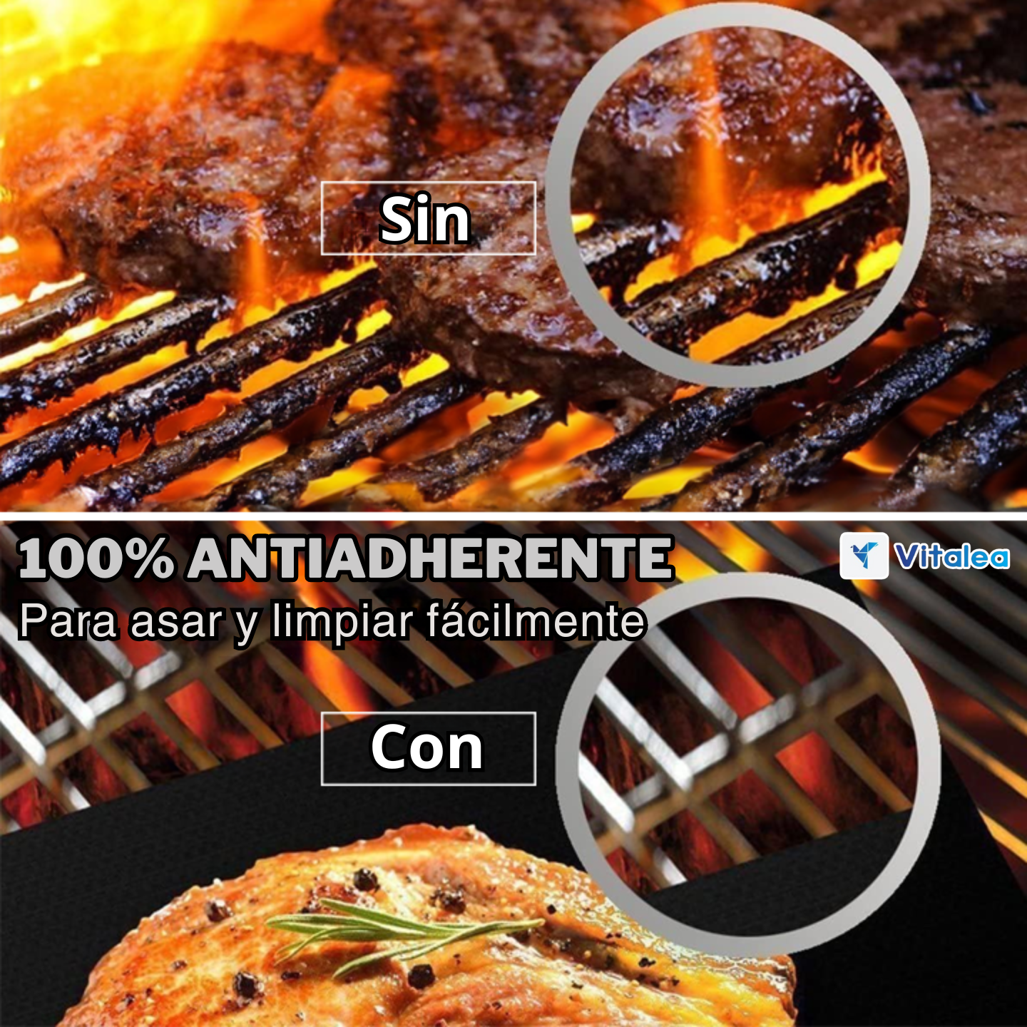 🔥 Alfombrilla para Barbacoa iRosesilk™ - La Mejor Compañera de Tu Parrilla 🔥