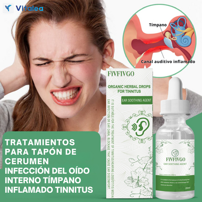 TinniHerb™ - Gotas de hierbas orgánicas para el tinnitus💧👂🏼